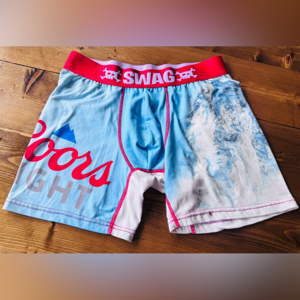 SWAG Coors Light Graphic Boxer Briefs sz medium